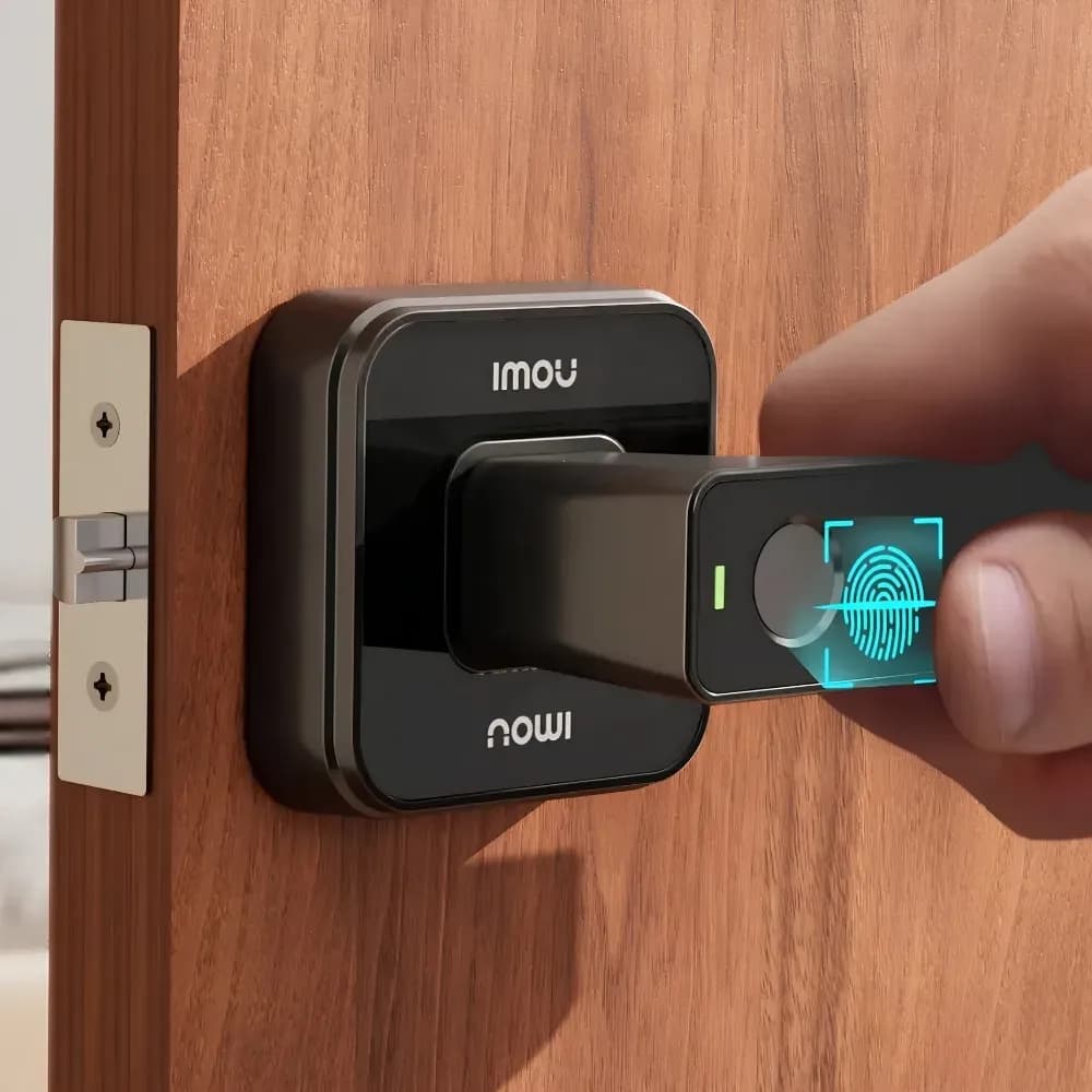 Imou Cubo 2 cảm biến vân tay trên tay nắm