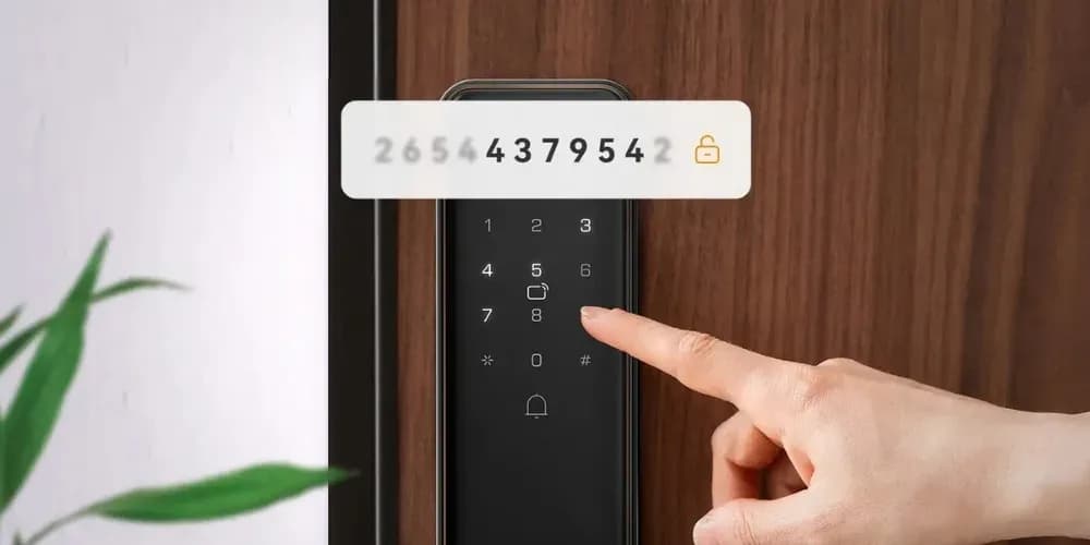 Khóa thông minh với bàn phím số cảm ứng - phương thức nhập mã mở khóa