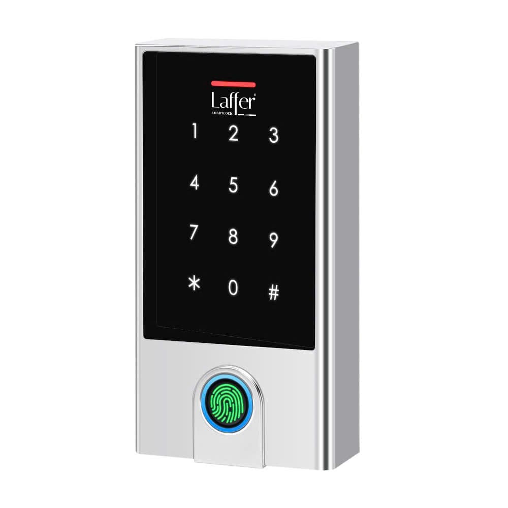 Khóa kiểm soát ra vào Laffer HF500 gắn tường, bàn phím cảm ứng và cảm biến vân tay, vỏ inox