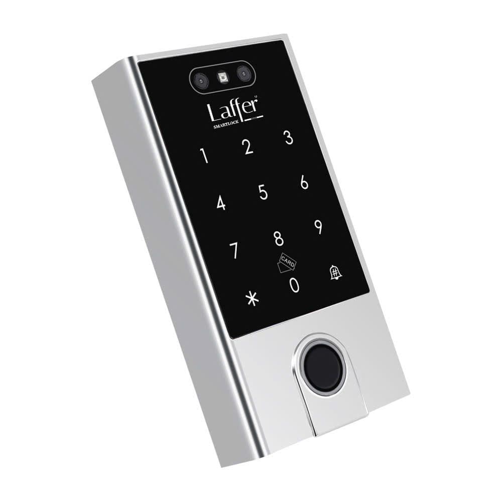 Bộ kiểm soát ra vào Laffer VF500 nhìn nghiêng, có module camera khuôn mặt