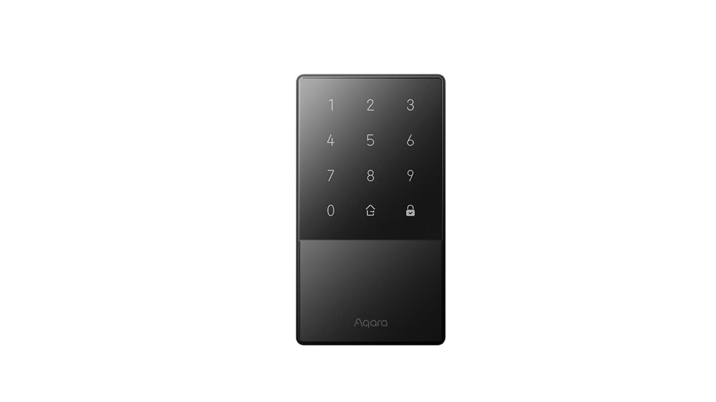Mặt trước khóa Aqara U50 với bàn phím cảm ứng và vùng chạm NFC