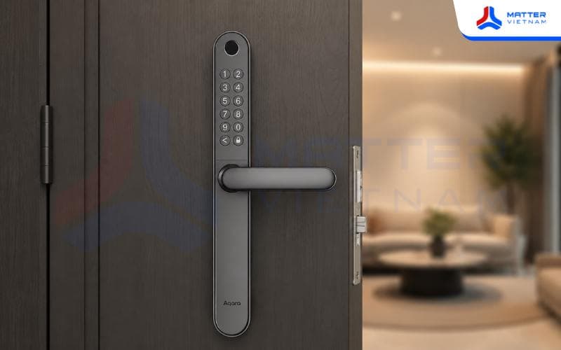 Khóa vân tay Aqara U600 cửa nhôm - ảnh 5