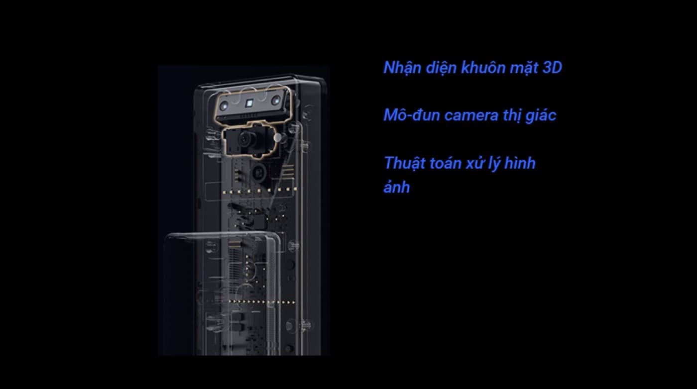 Mô-đun camera nhận diện khuôn mặt 3D dual-lens của khóa Ezviz DL50FVS