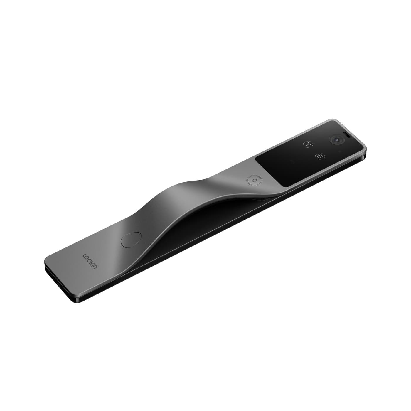 Thiết kế push-pull khóa Lockin V5 Max — camera, cảm biến khuôn mặt và lòng bàn tay