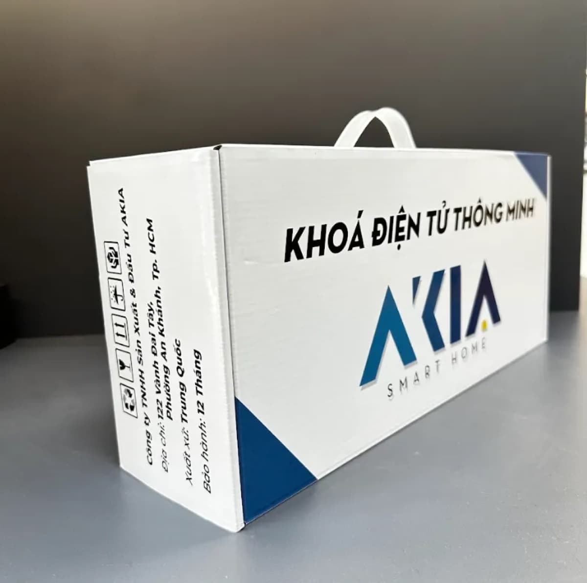Khóa vân tay AKIA S610 cửa nhôm, tính năng mở khóa