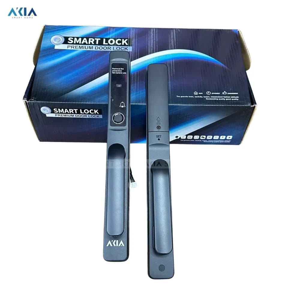Khóa vân tay AKIA Melo 301 cửa nhôm Xingfa - ảnh 5