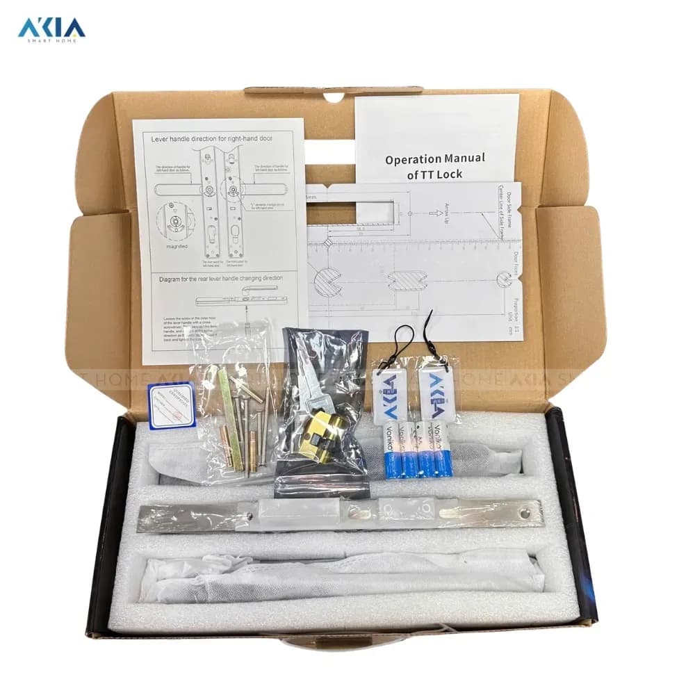 Khóa vân tay AKIA Melo 301 cửa nhôm Xingfa - ảnh 12