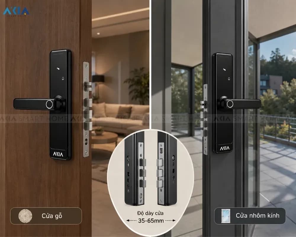Khóa vân tay AKIA AZT-27 cửa gỗ - ảnh 15