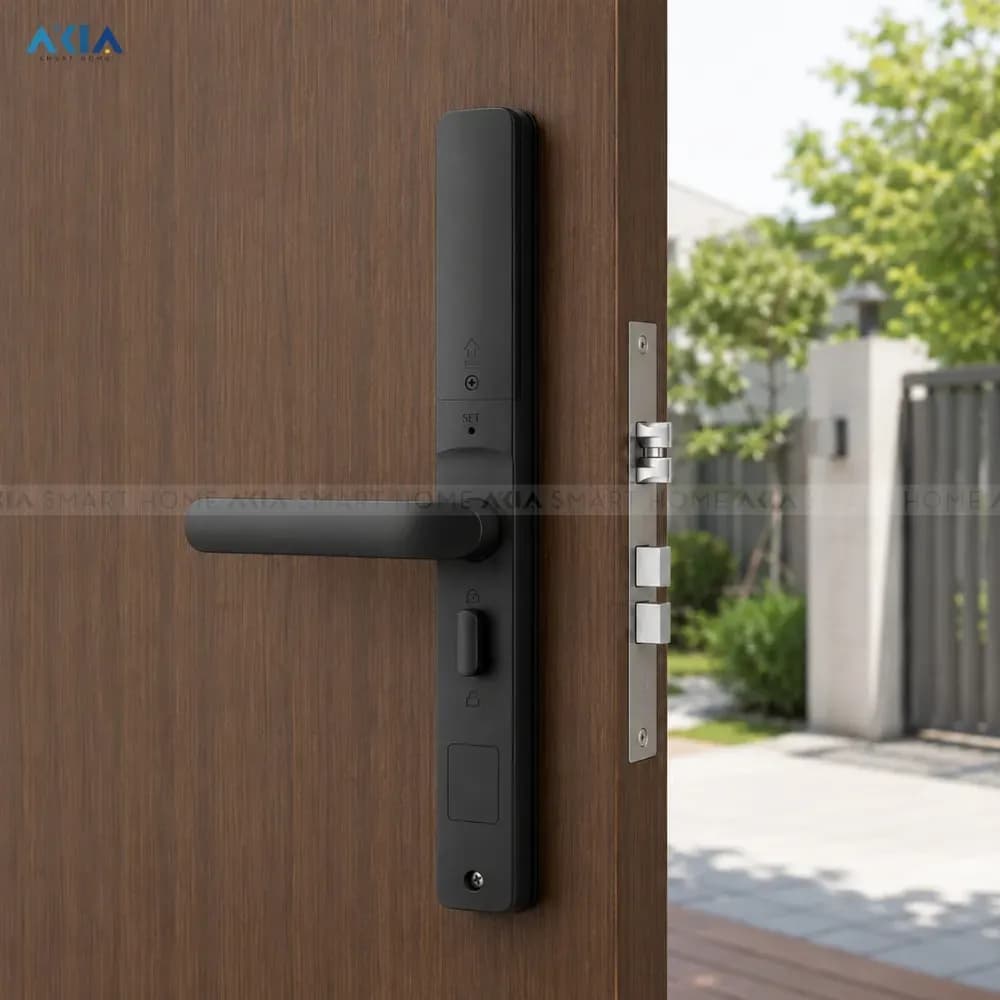 Khóa vân tay AKIA Melo 301 cửa nhôm Xingfa - ảnh 4