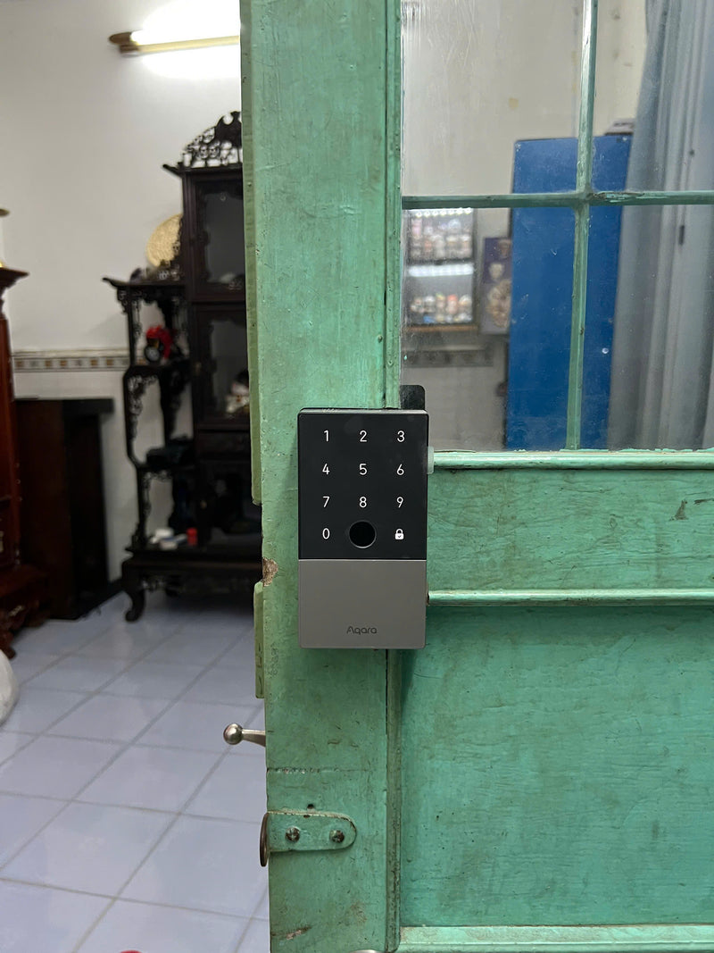 Hình ảnh thực tế của khoá Aqara U100