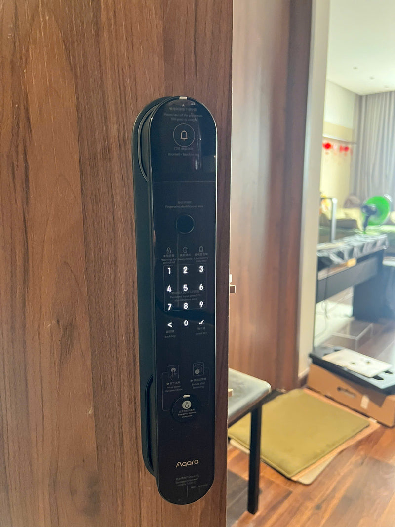 Hình ảnh thực tế của khoá Aqara D100