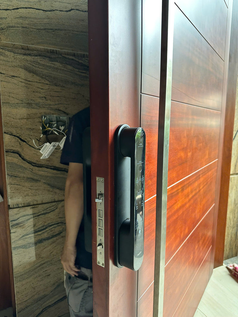 Hình ảnh thực tế của khoá Aqara D100